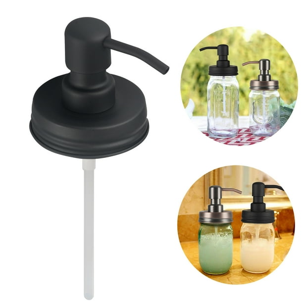Mason Jar Soap Dispenser Lids Farmhouse Bathroom Decor DIY home decor Rustic Home Decor Soap Pump Farmhouse Kitchen